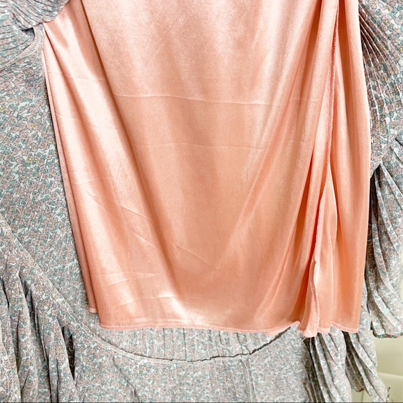 Anthropologie floral plated skirt - Picture 8 of 8